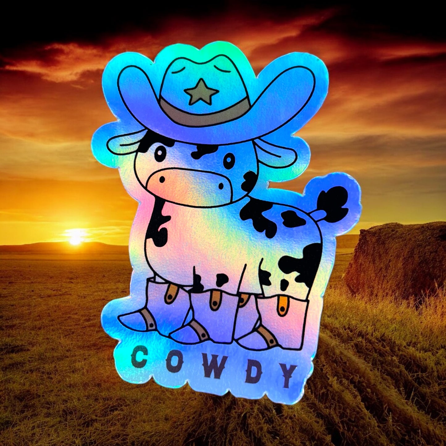 Cowdy Sticker