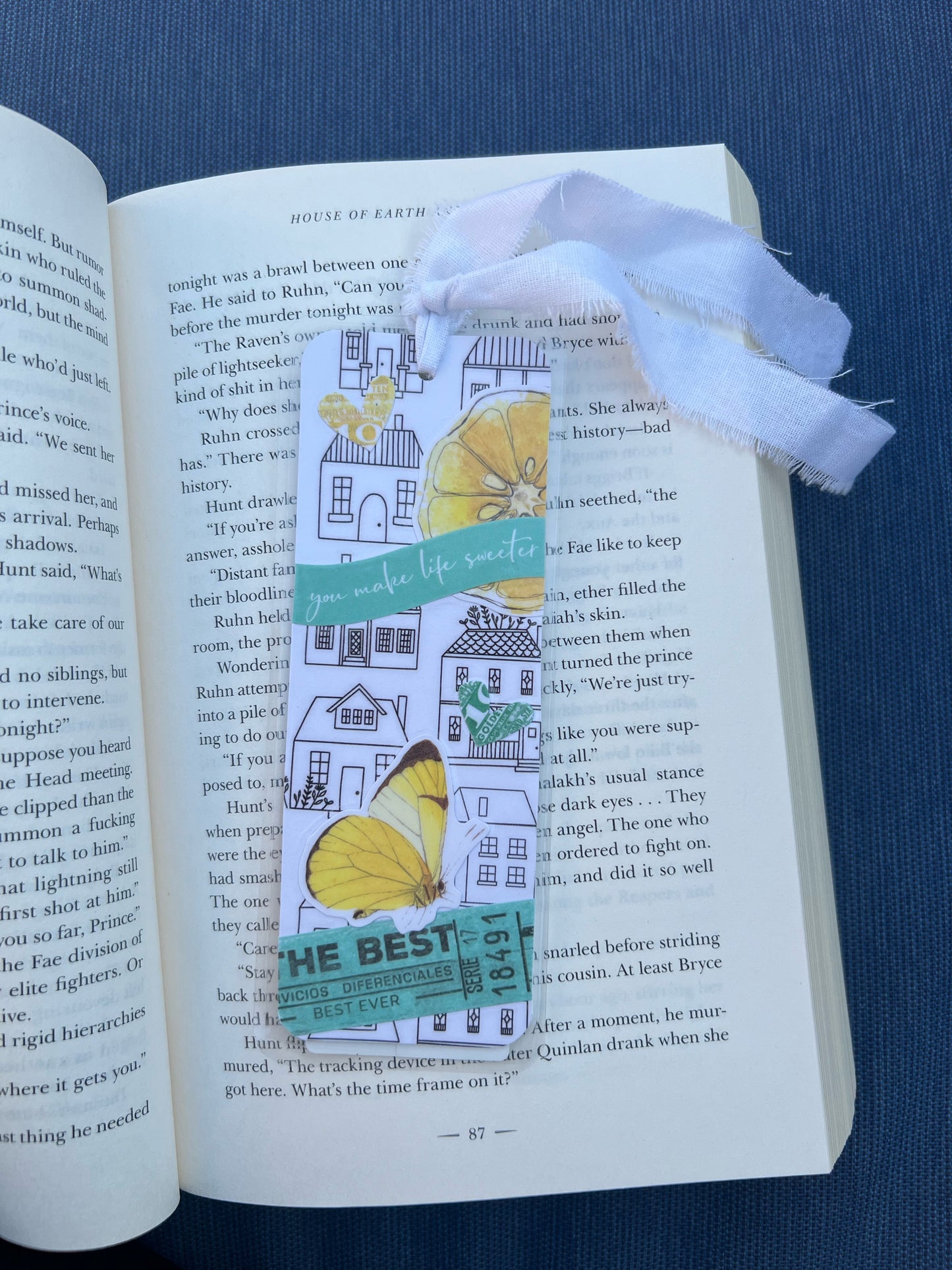 You Make Life Sweeter Bookmark