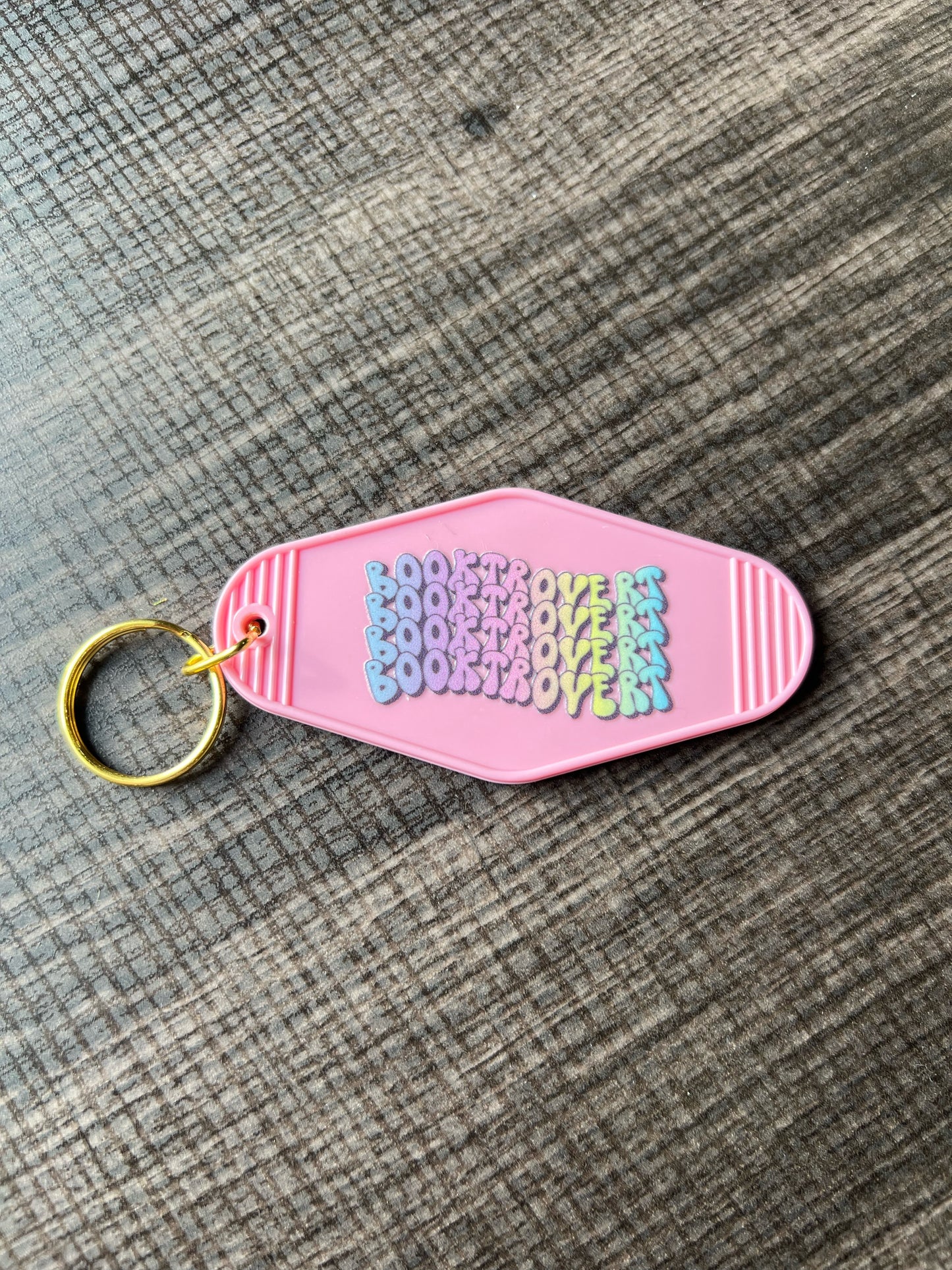 Booktrovert Keychain