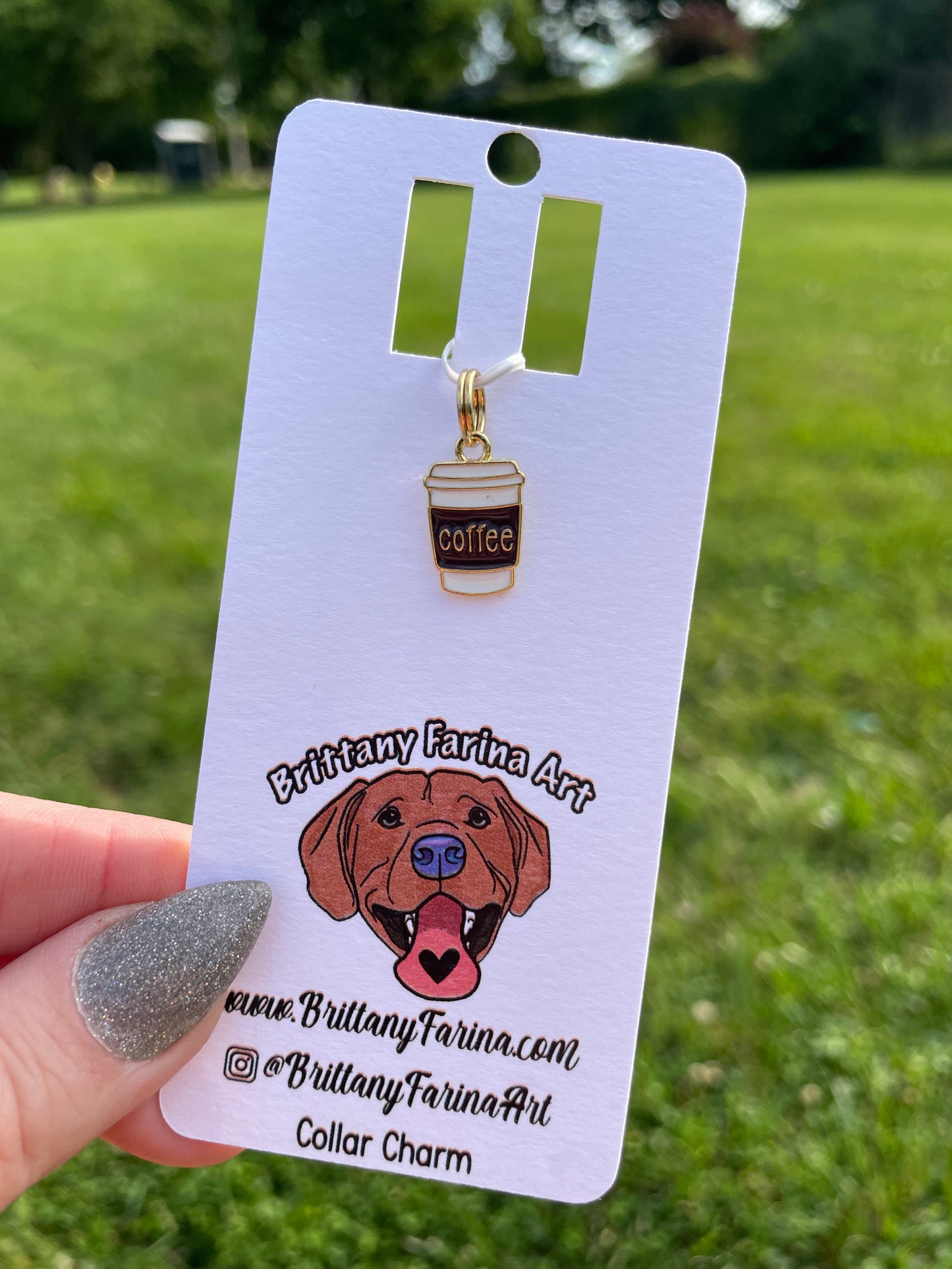 Beverage Collar Charms || Doggy Bling || Bag Accessories