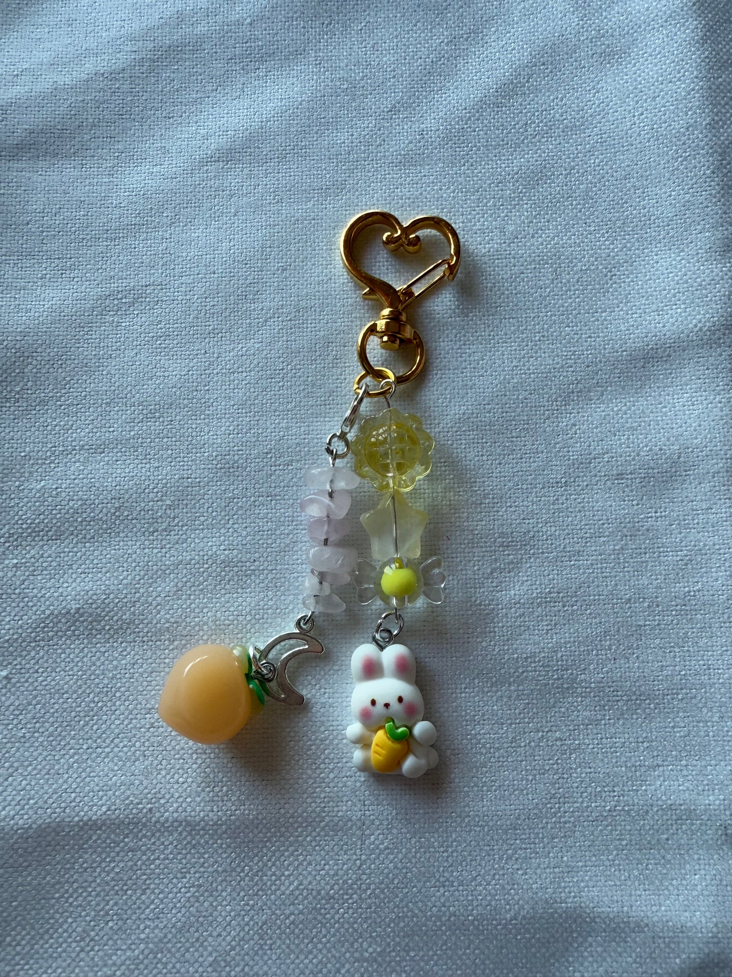 Whimsy Peachy Keychains