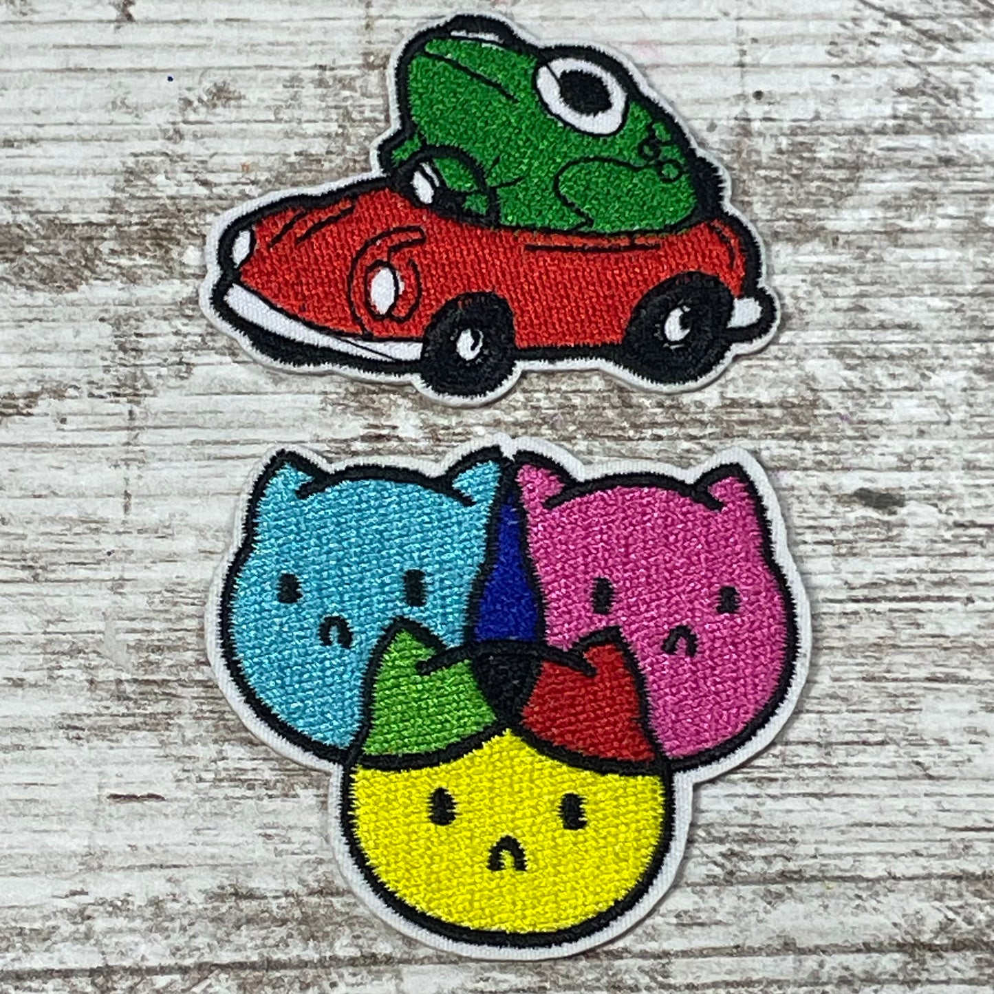 Frog & Color Cats Patches