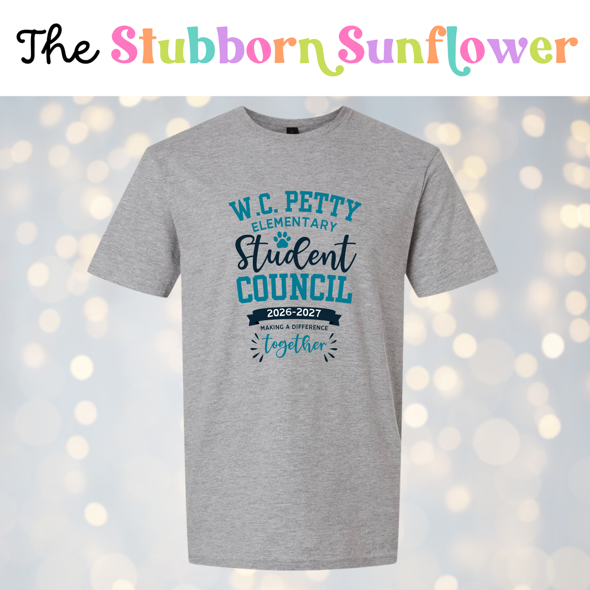 W.C Petty Student Council T-Shirt or Sweatshirt