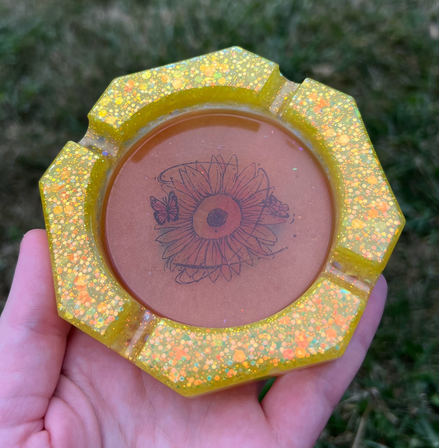 Sunflower Ash Tray