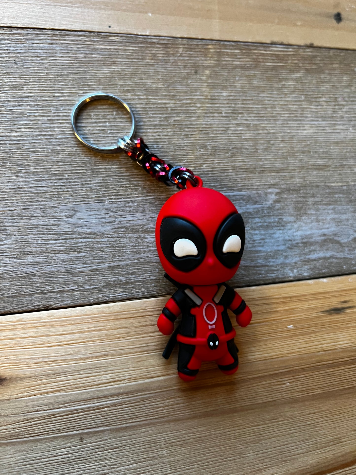 Chainmail Deadpool Keychains