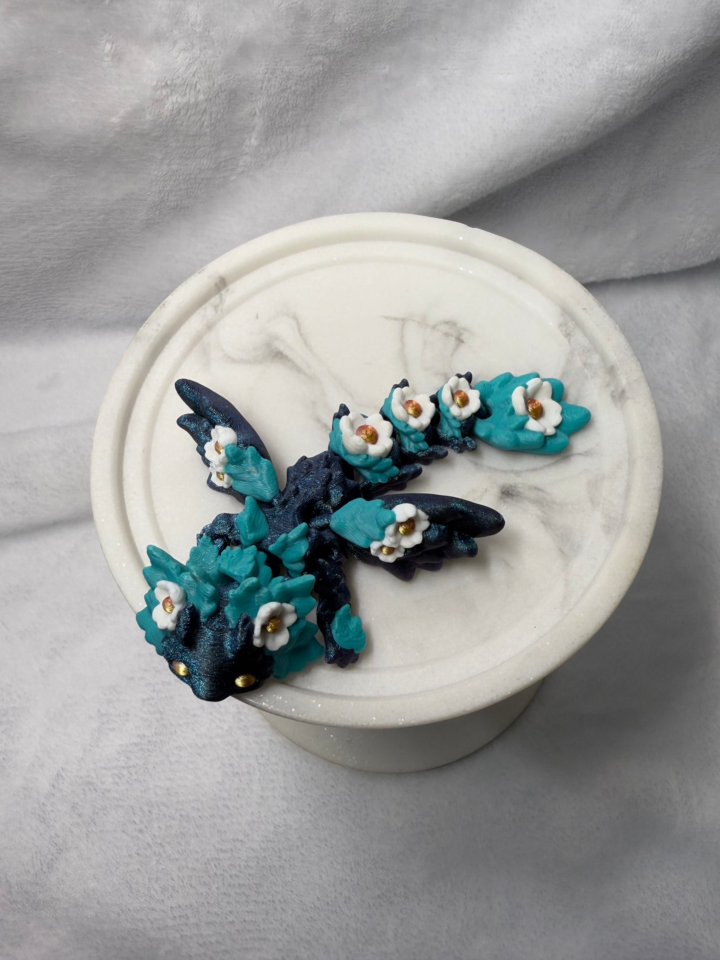 Blue Floral Kosha / 3D Printed