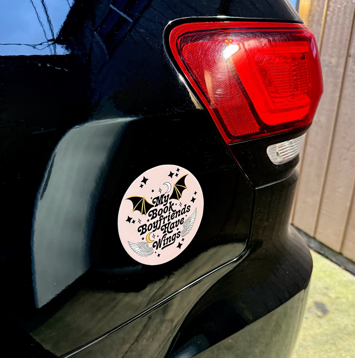 Book Boyfriends Car Magnet