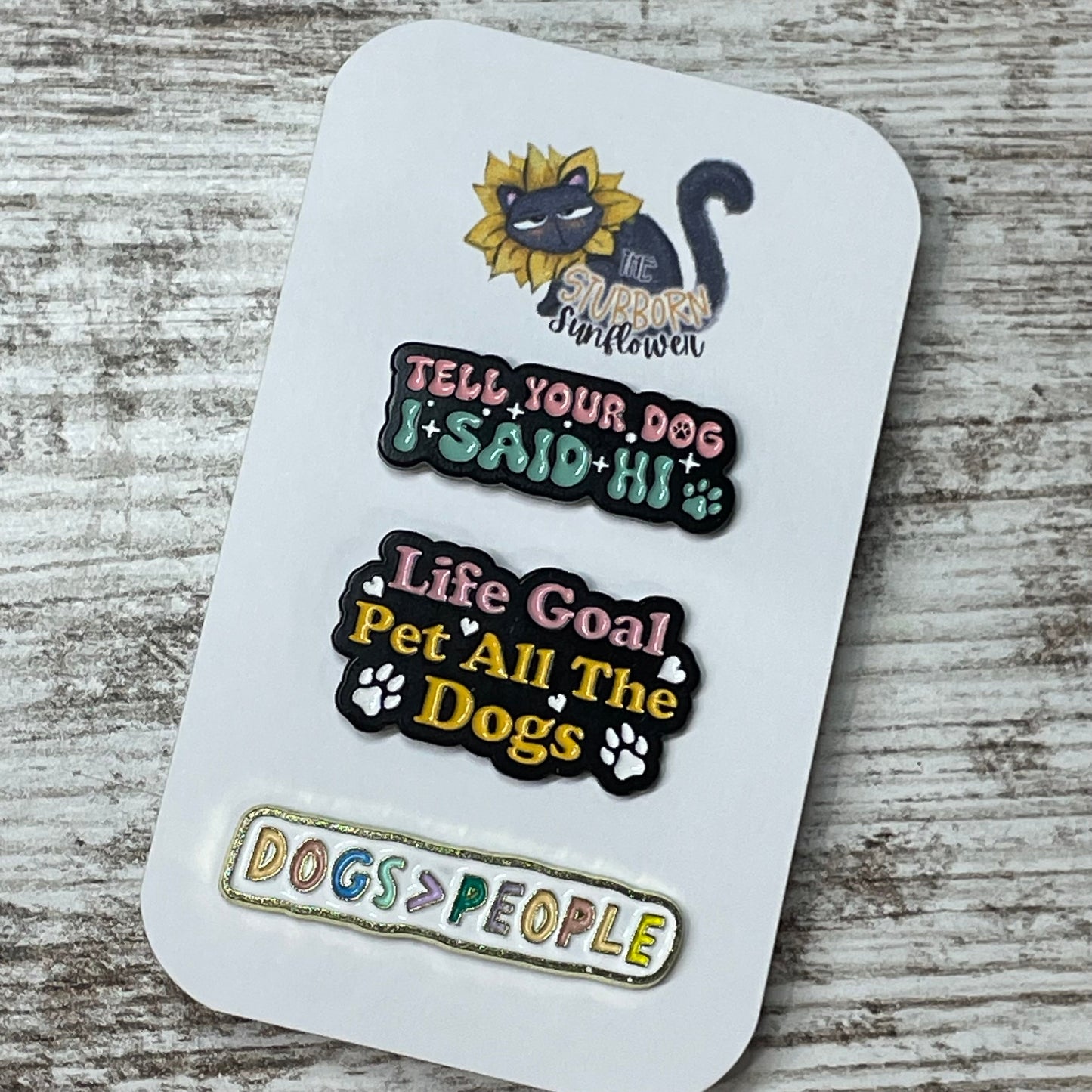 Dog Pin Packs