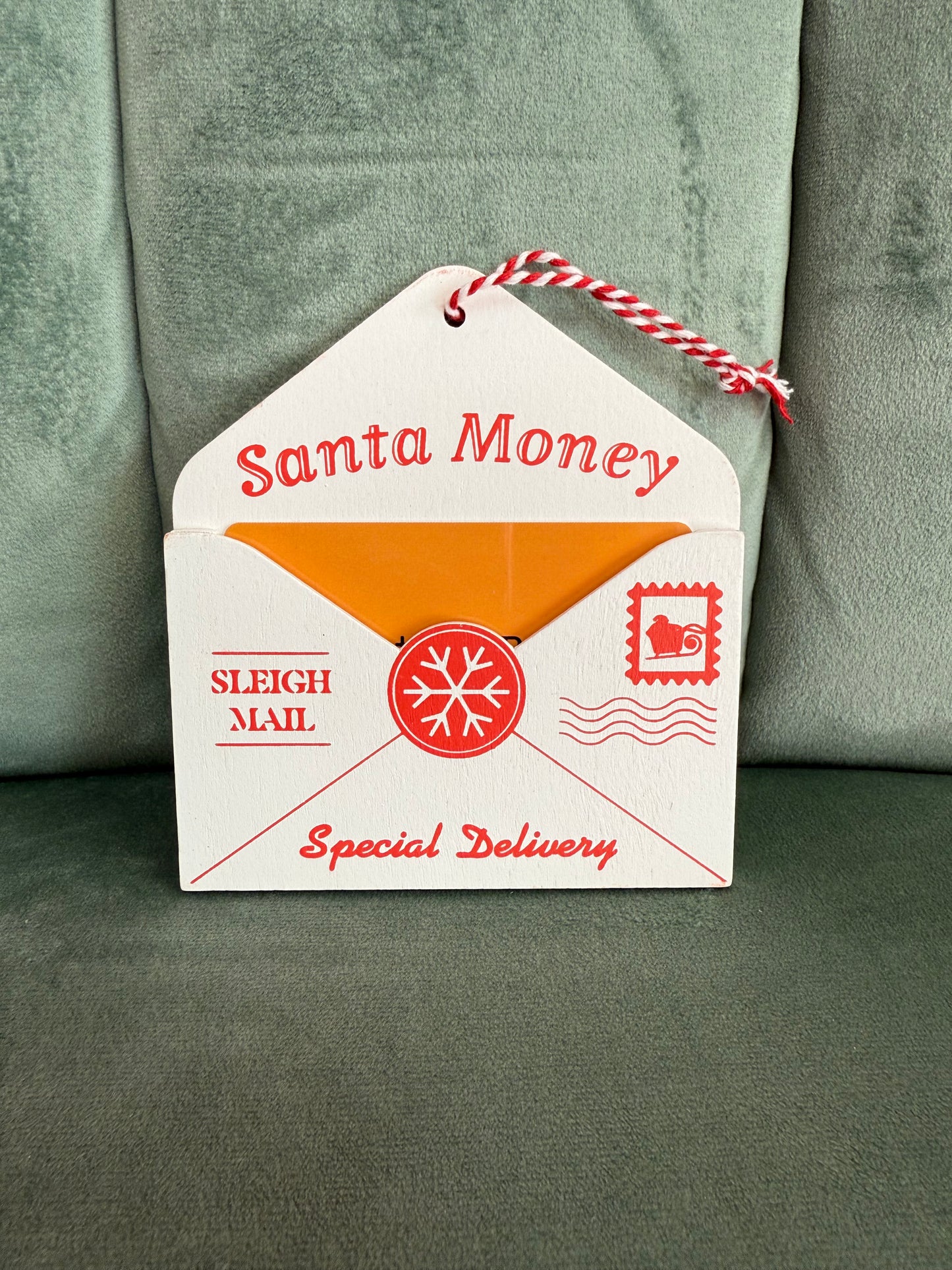 Santa Money Gift Card Holder
