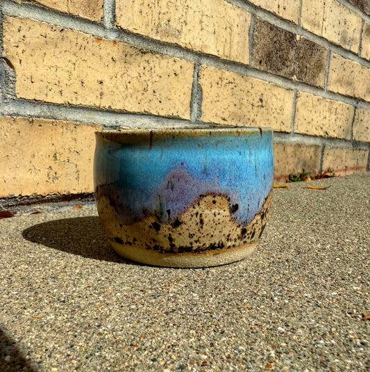 Aurora Borealis Small Pottery Bowl