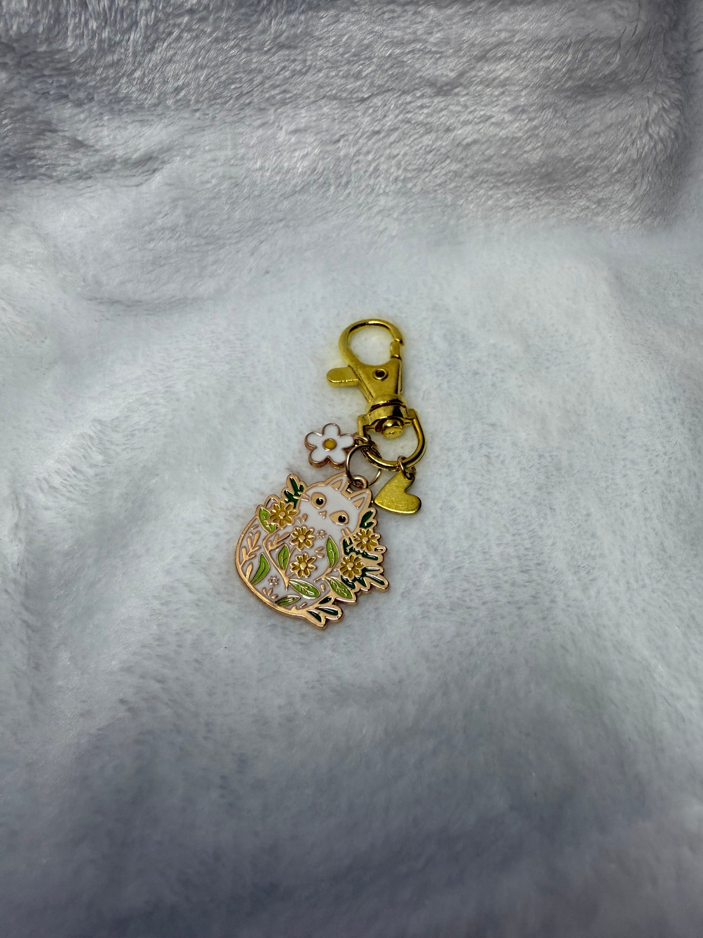 Daisy Kitty Bag Charm