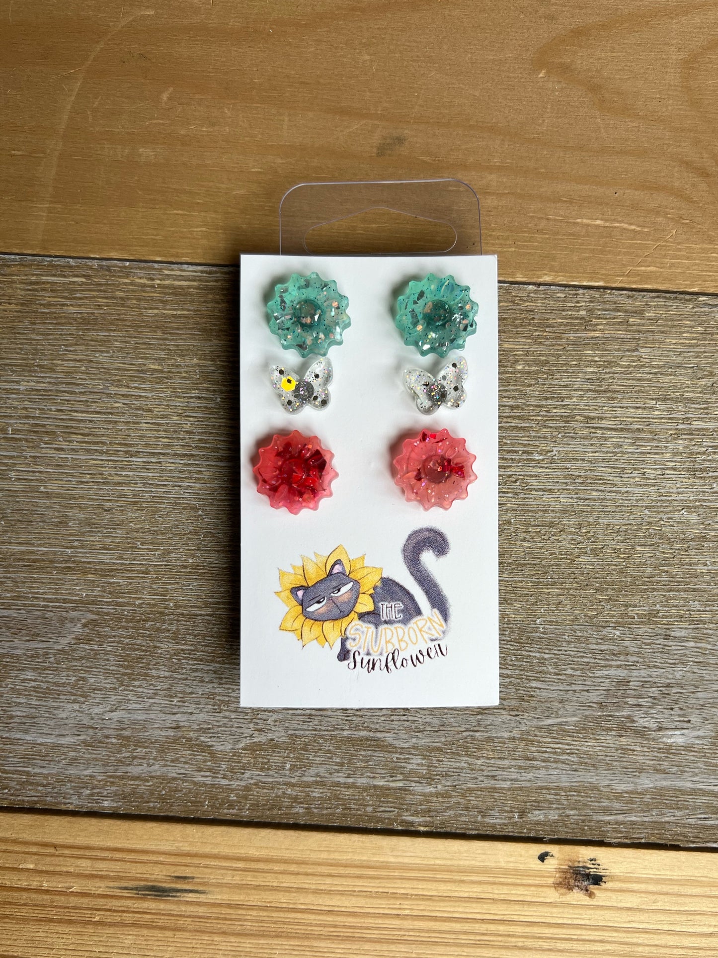 Resin Stud Earring Packs