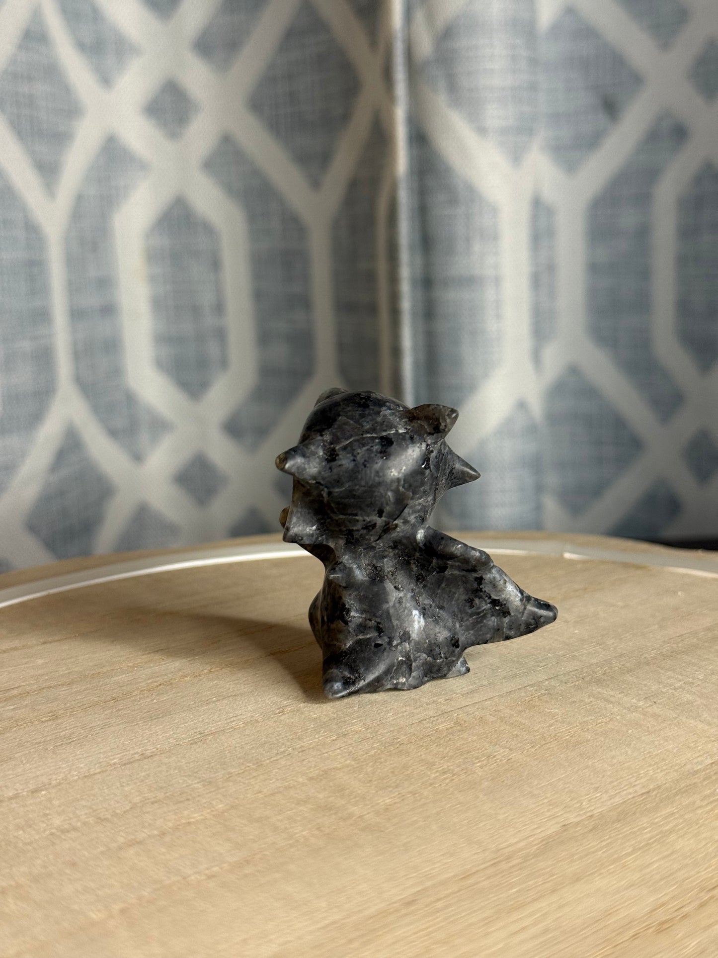 Larvikite Cubone Carving