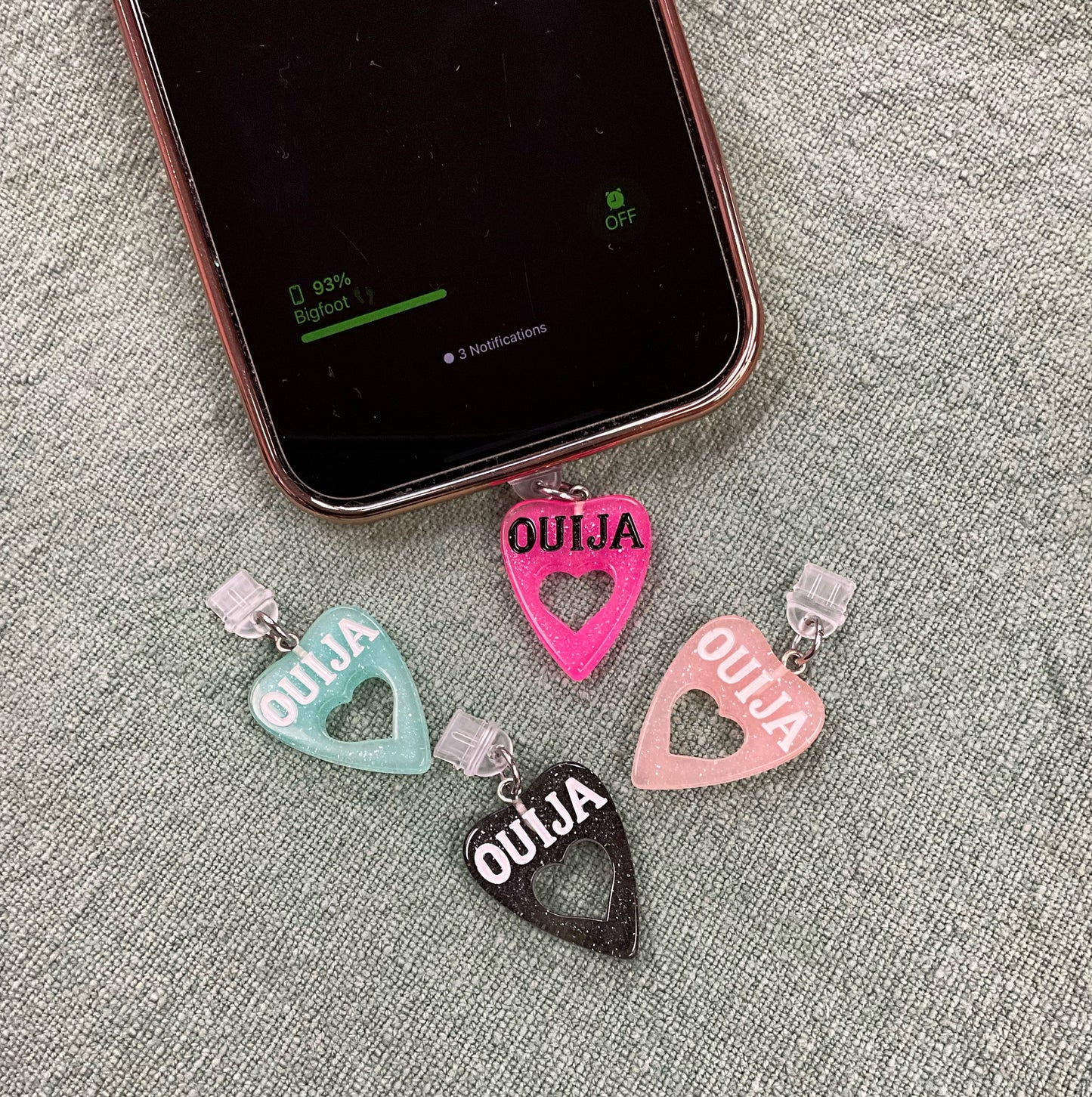 Kindle/USB-C Charms || Planchette