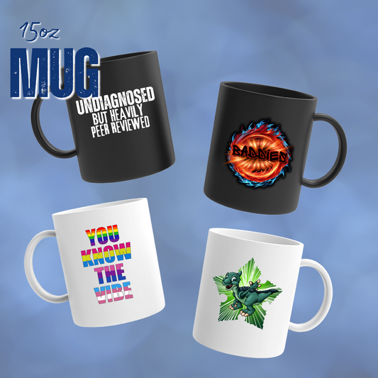 15oz Ceramic Mug || Billy Rubino