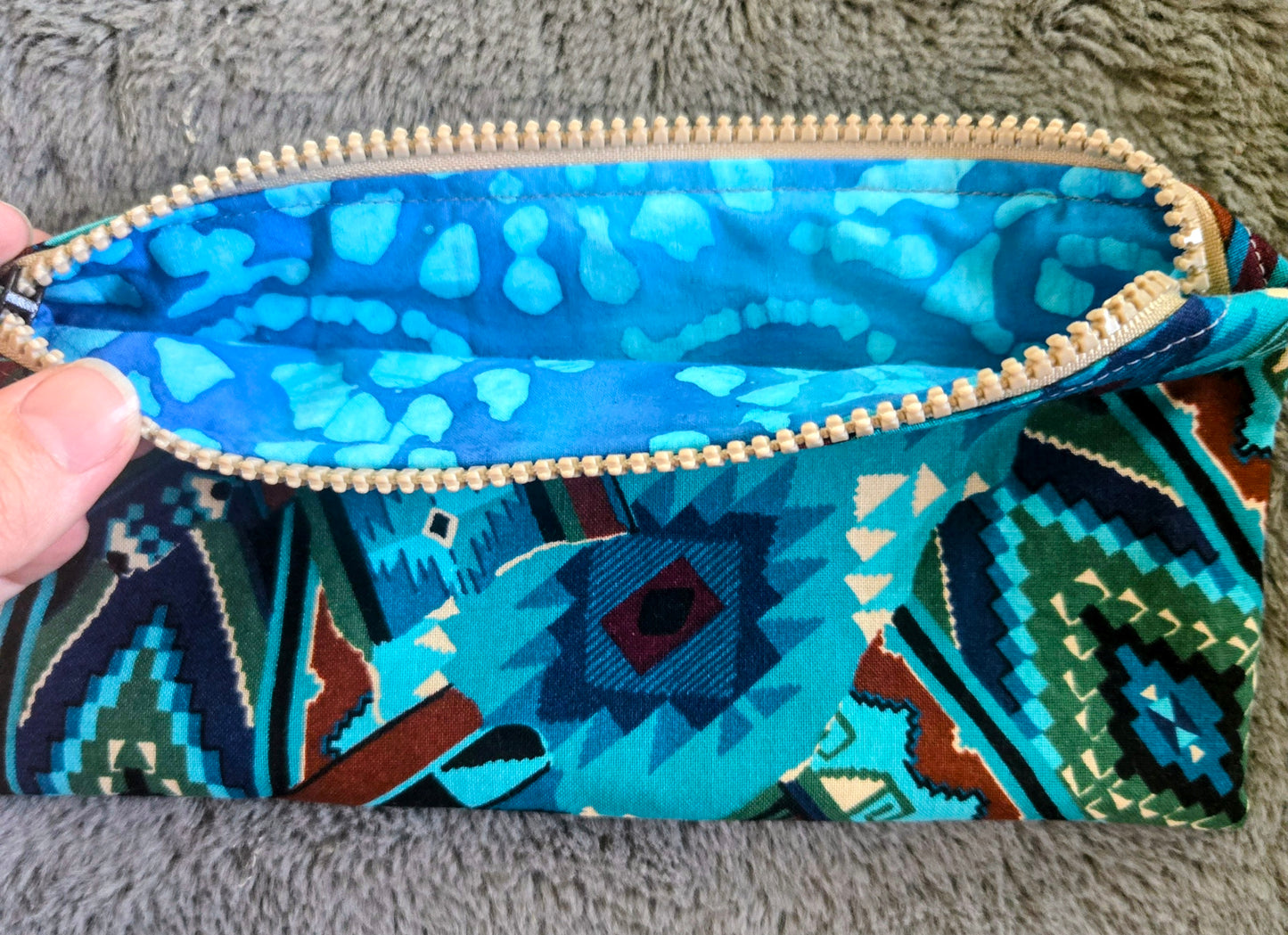 Pencil Pouch || Reclaimed Fabric