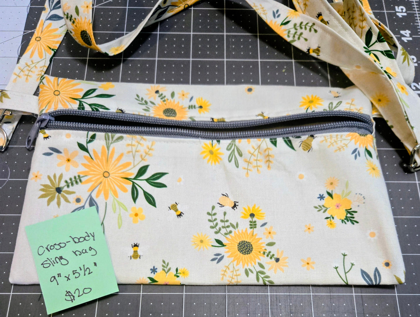 Sling Bag || Handcrafted || Upcycled Fabric