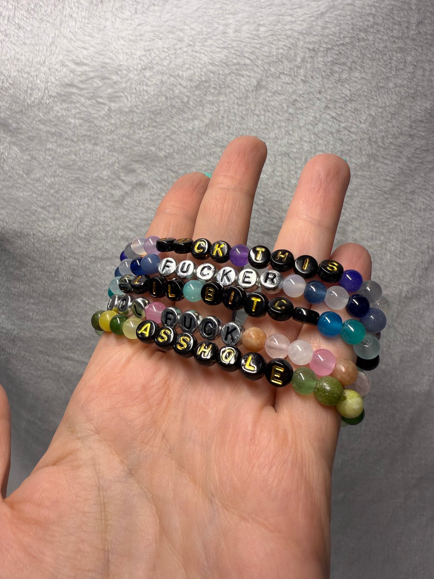 Inappropriate Bracelet Stack
