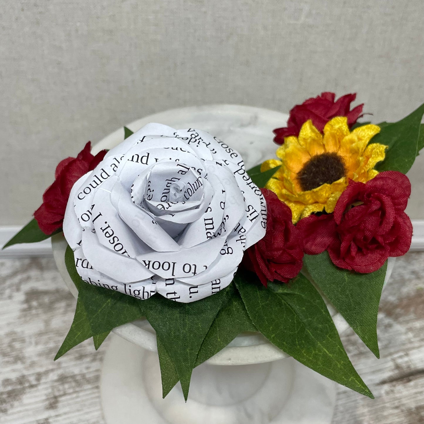 Chapter 55 Paper Rose Hair Clip