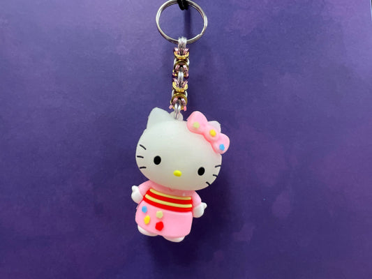 Hello Kitty|| Character Chainmaille Keychain