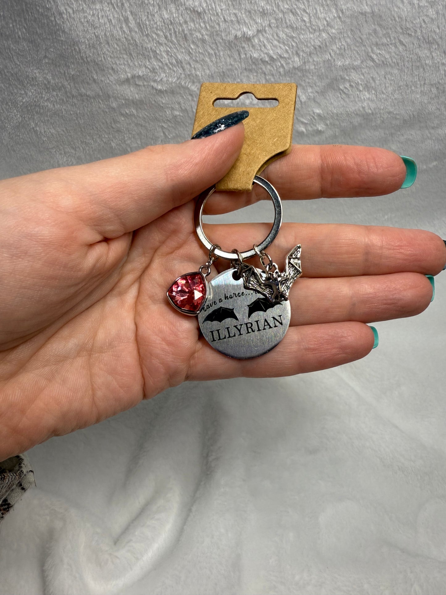 Ride an Illyrian Keychain