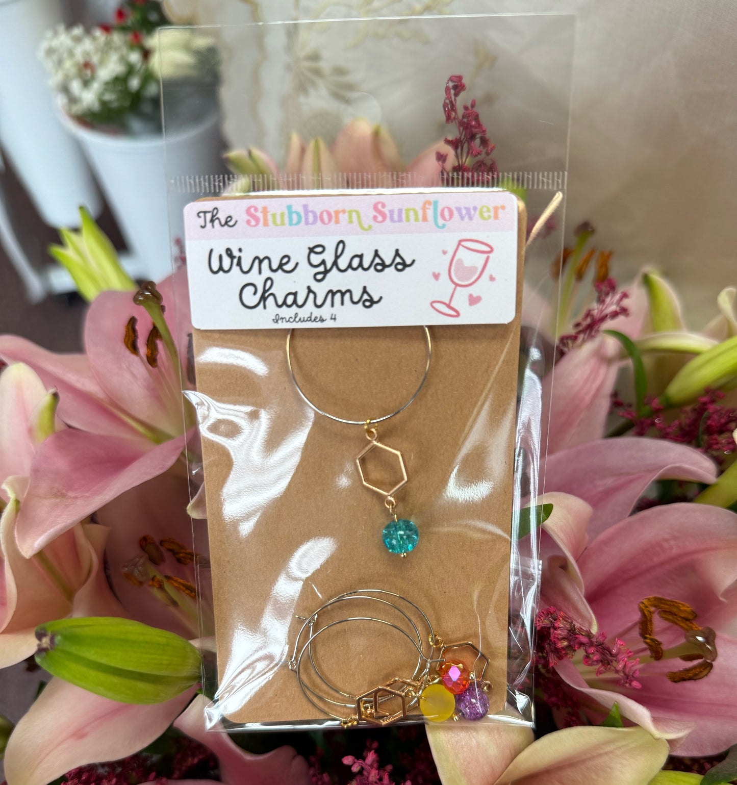 Wine Glass Charms | Set of 4