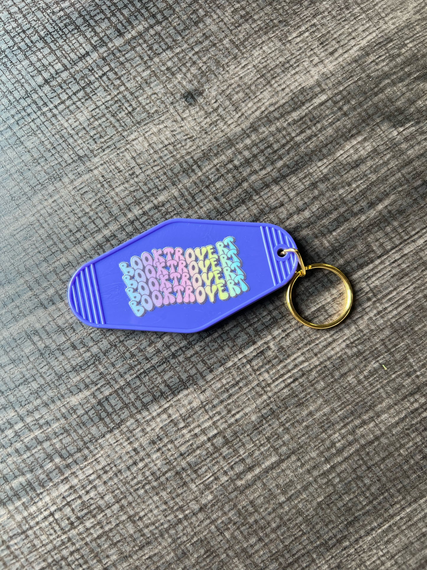 Booktrovert Keychain