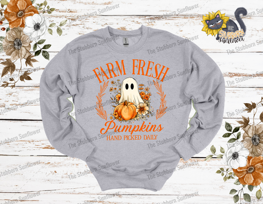Farm Fresh Pumpkins Sweatshirt