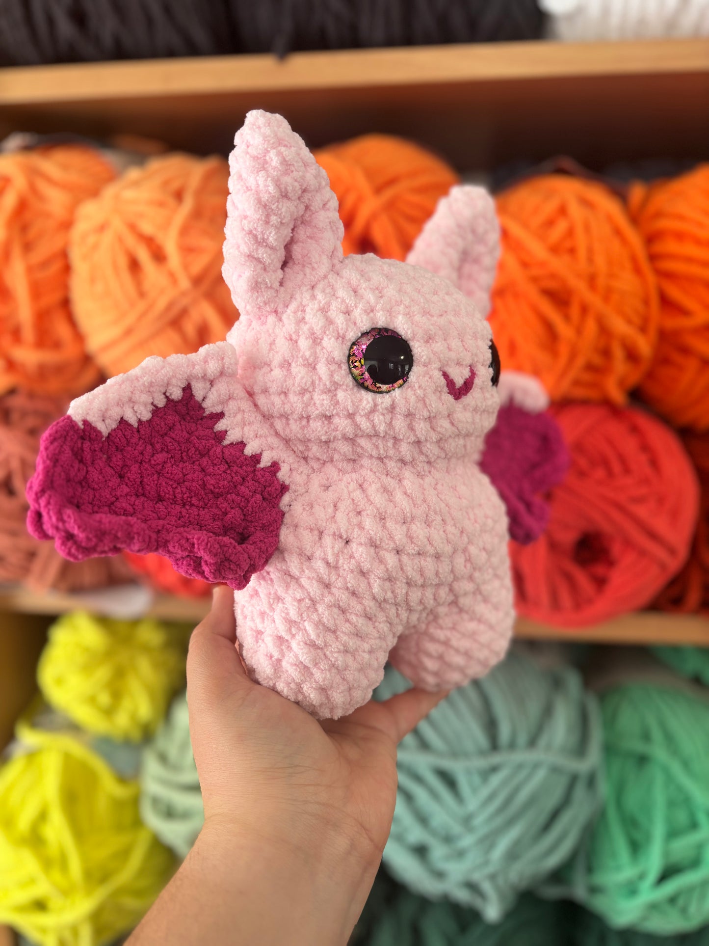 Crochet Bat | Heart Shaped Wings