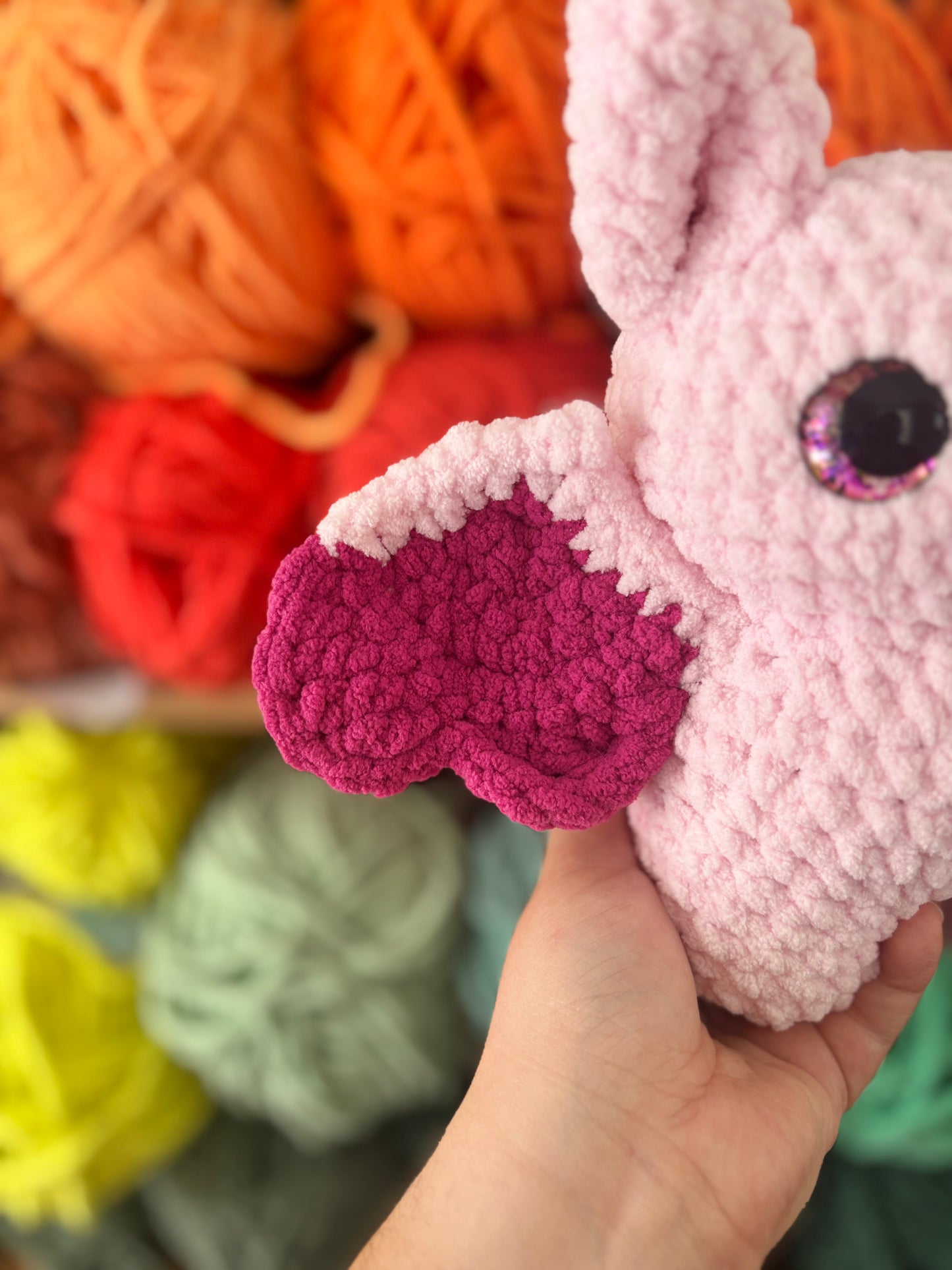 Crochet Bat | Heart Shaped Wings