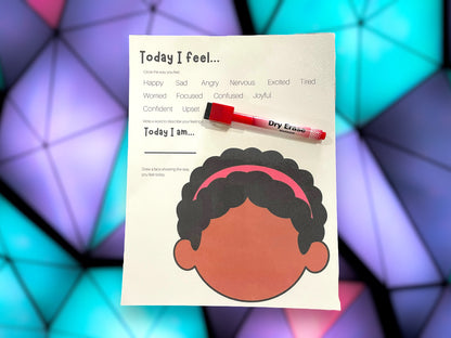 Expressing Emotions Dry Erase Activity Sheets