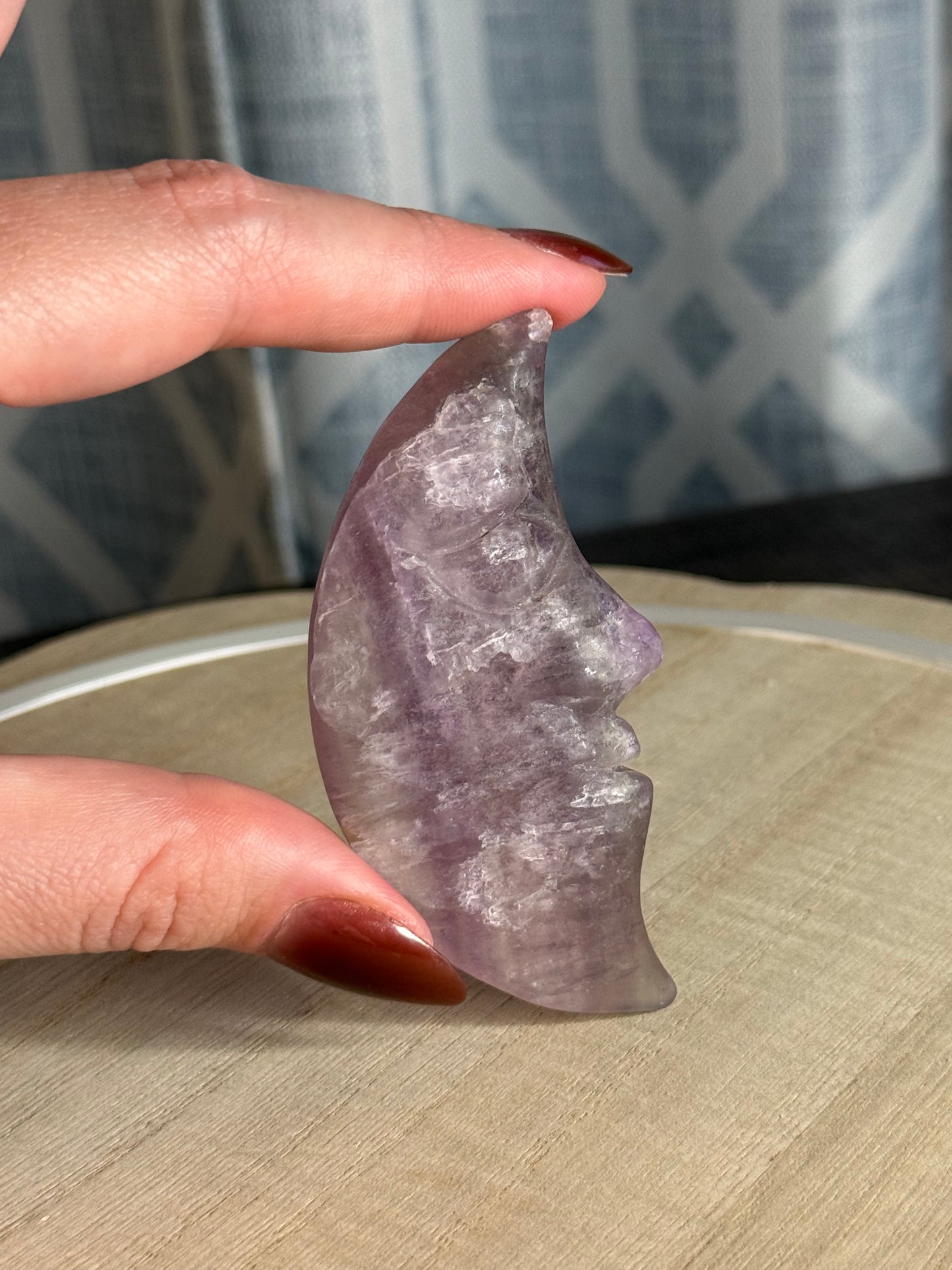 Fluorite Crescent Moon