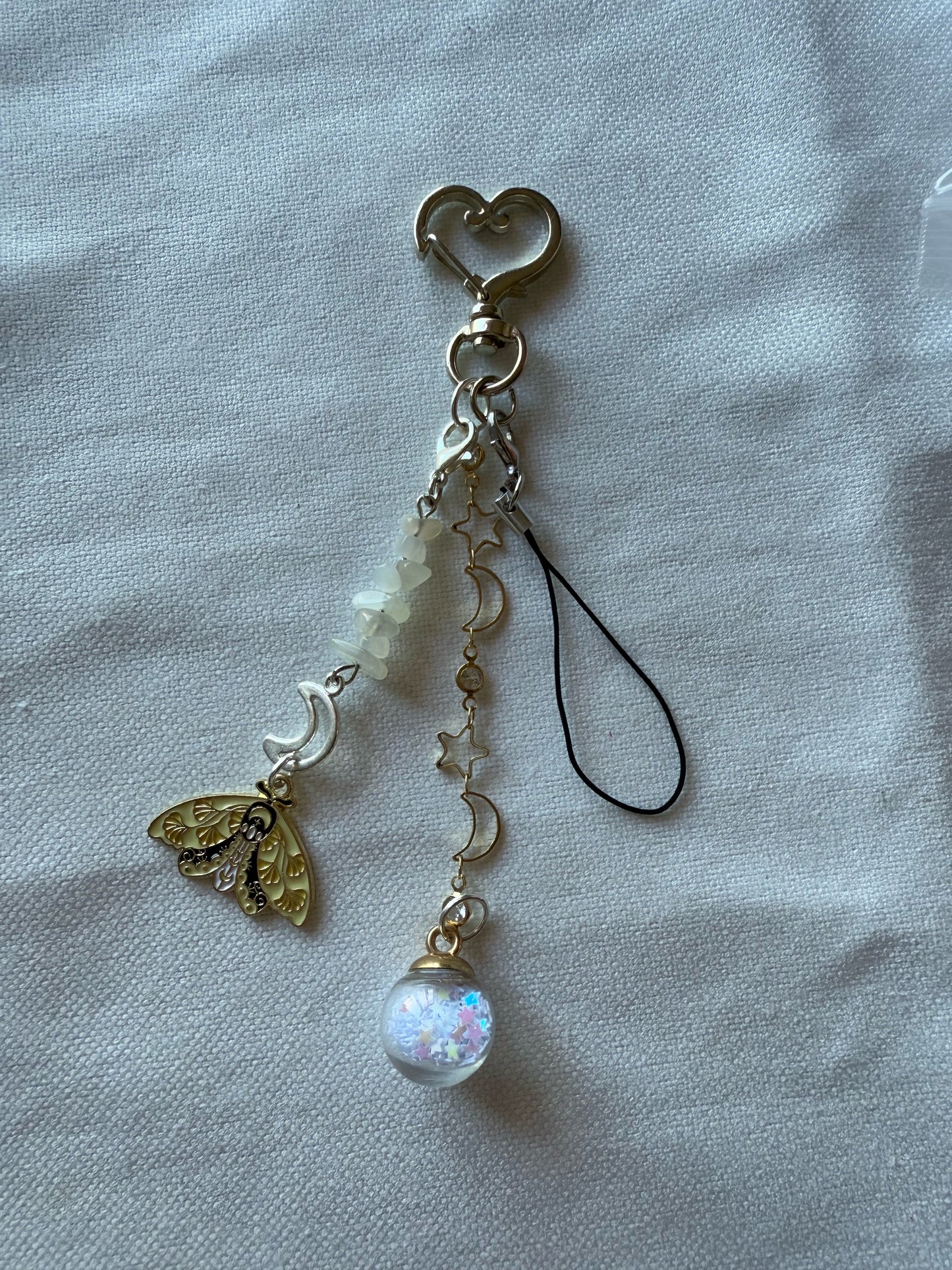 Whimsy Moth Keychains