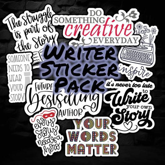 Writer Author Sticker Pack