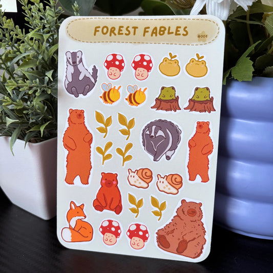 Forest Fables Sticker Sheet