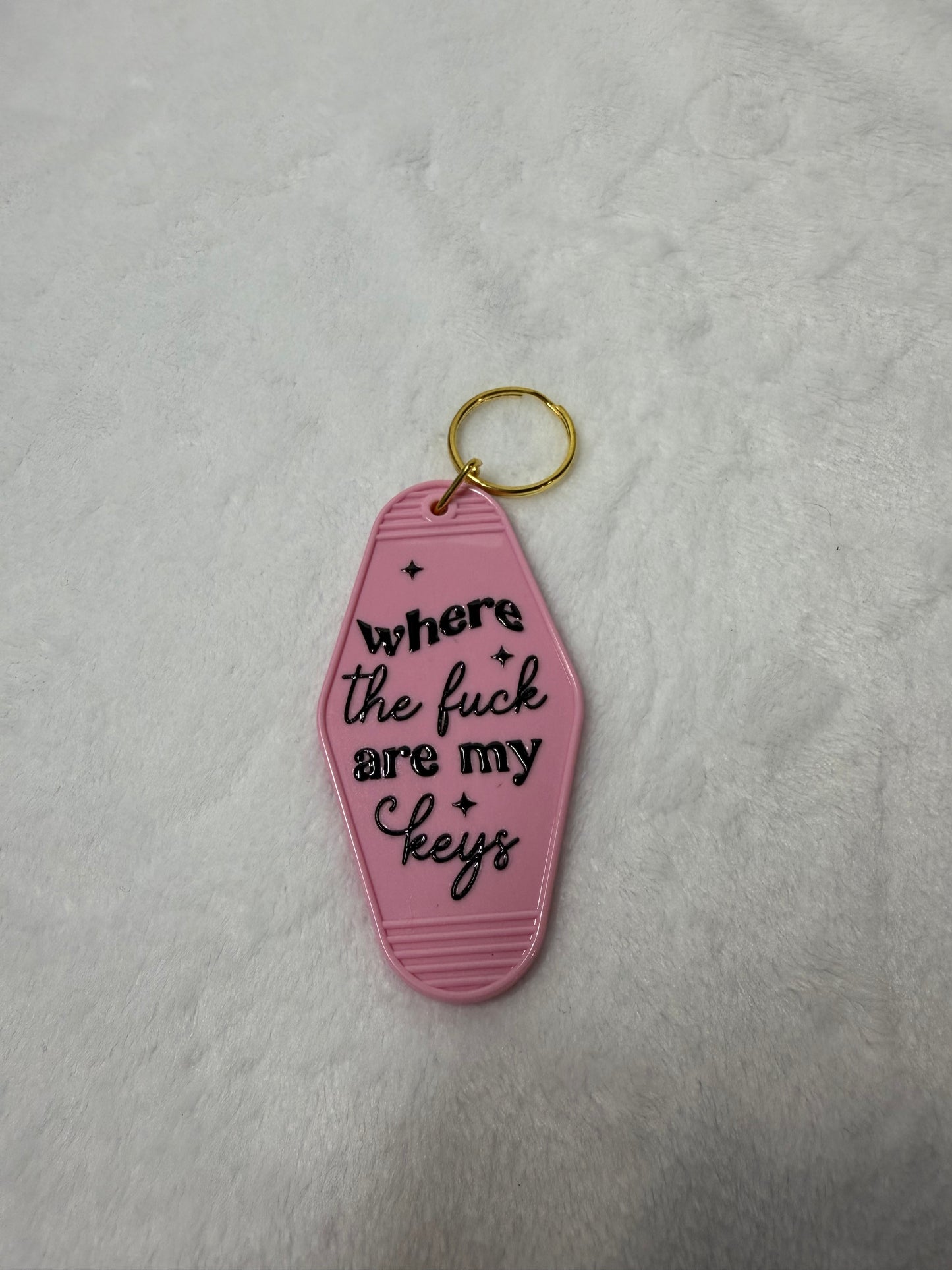 Where The F*ck Are My Keys Keychain