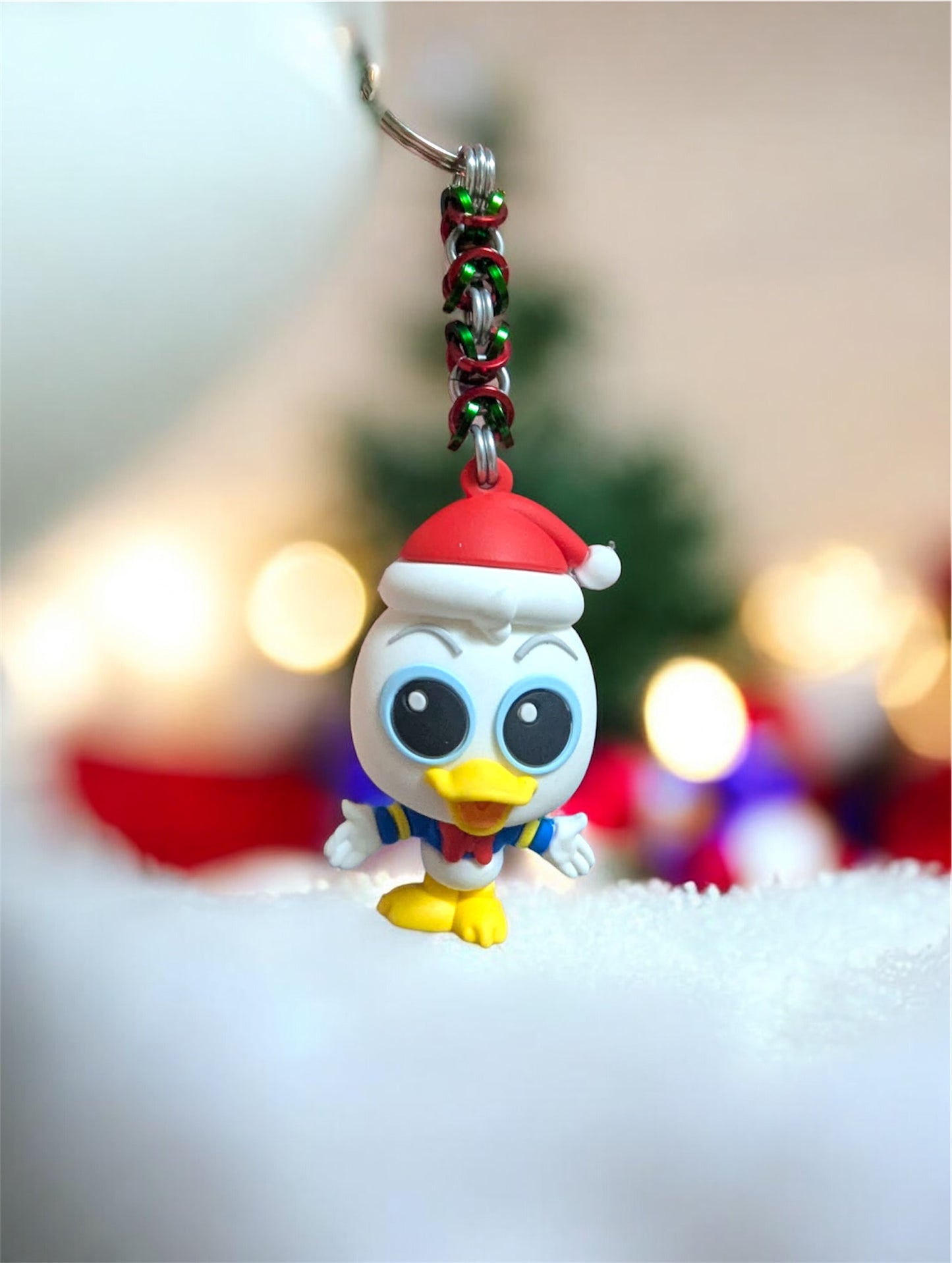 Chainmaille Christmas Themed Keychains