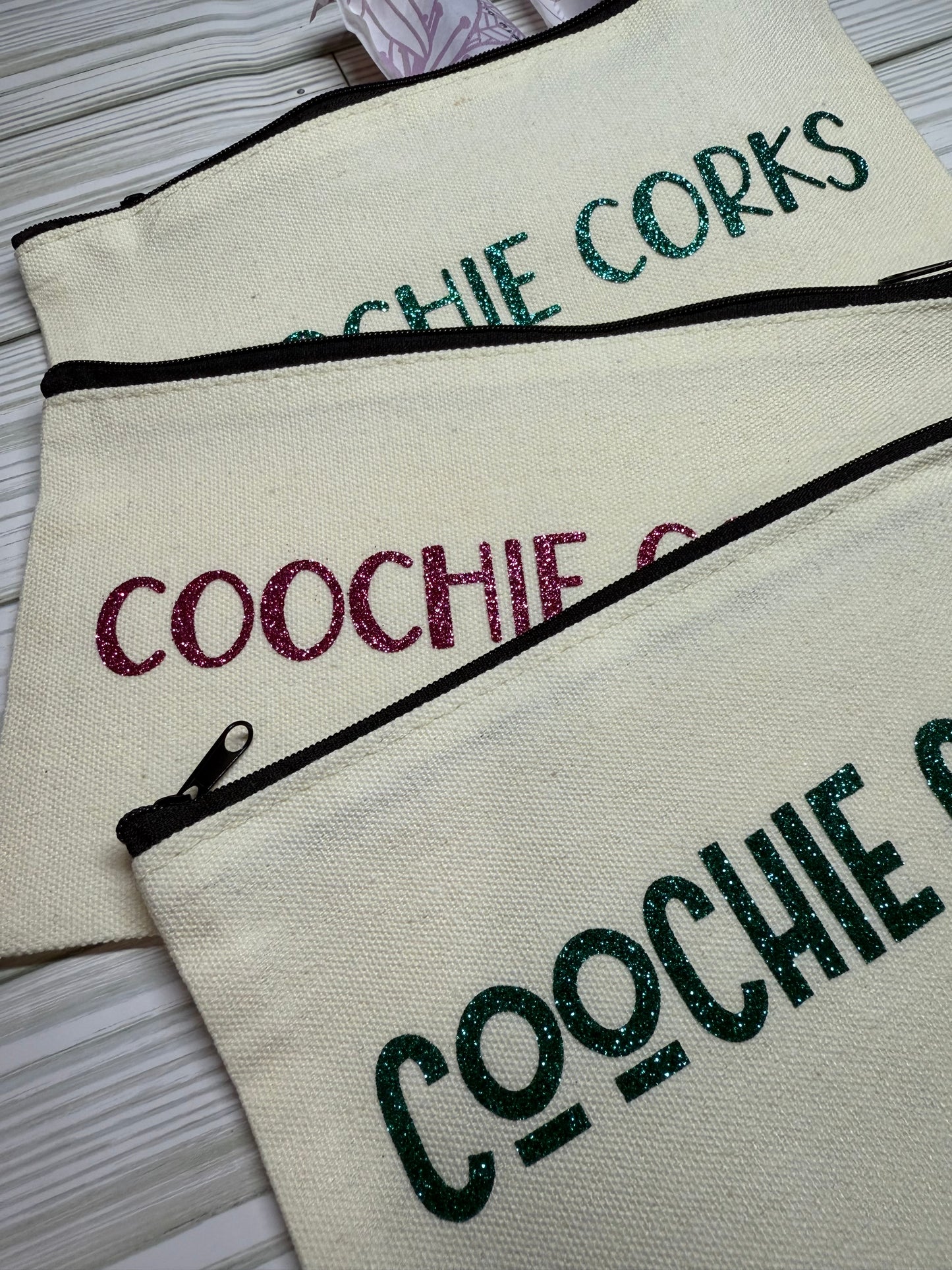 Coochie Corks Period Pouches