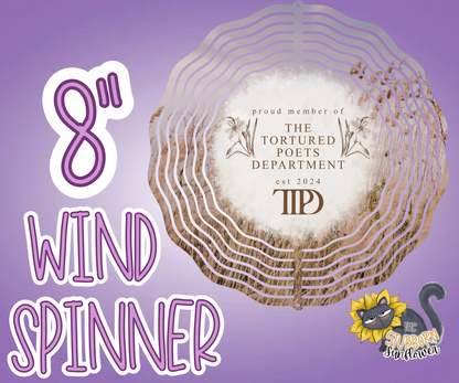 Tortured Poets 8” Wind Spinner