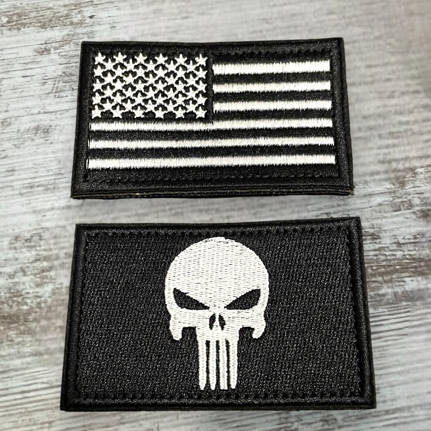 Punisher & American Flag Patches