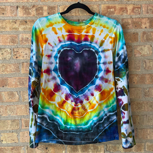 Long Sleeve Heart Shirt / Adult XS