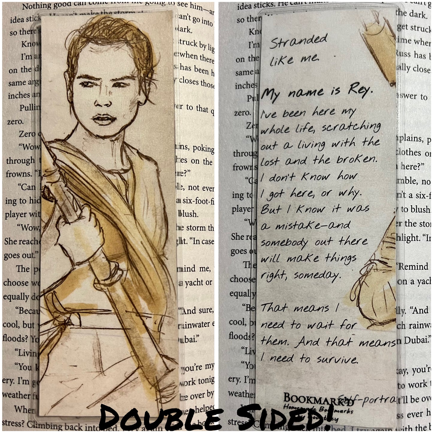 Star Wars Inspired Double Sided Bookmarks