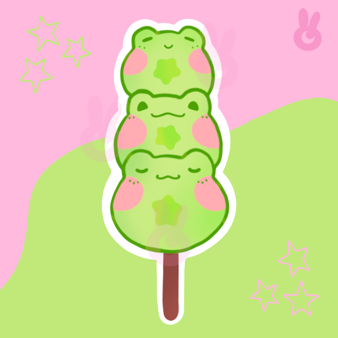 Dango Froggie Sticker