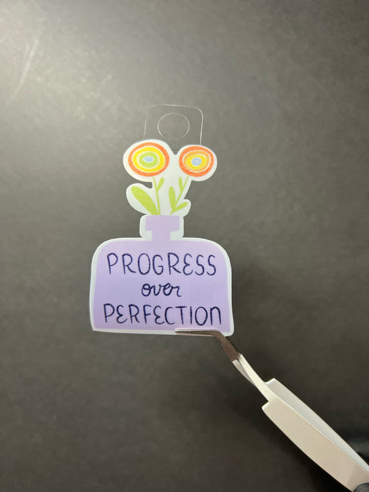 Progress Over Perfection Sticker