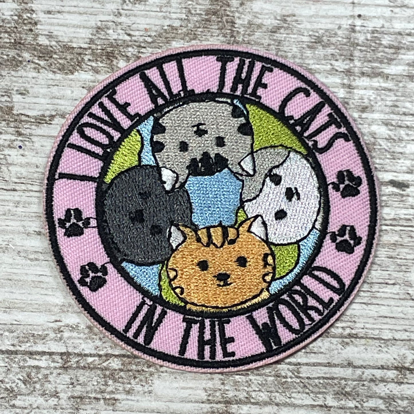 I Love All The Cats In The World Patch