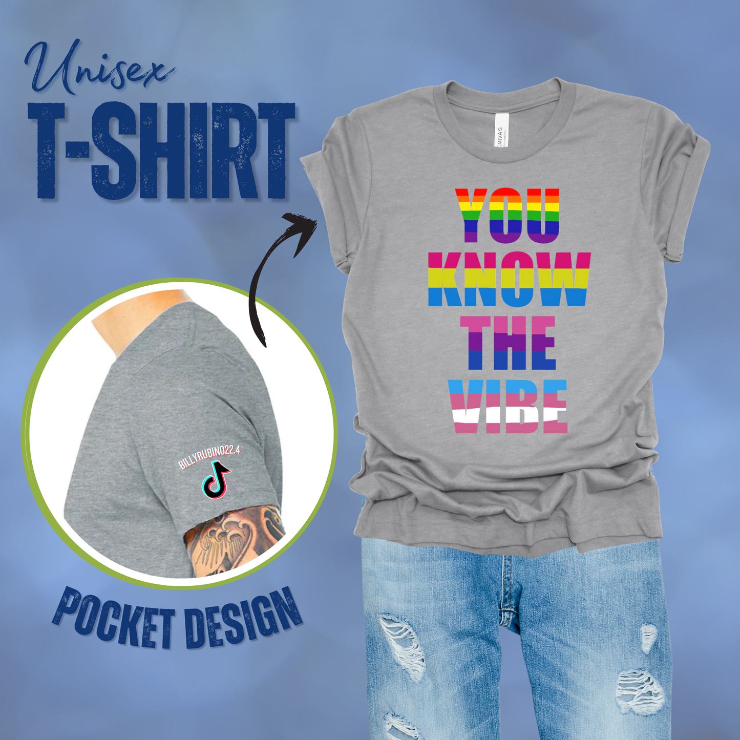 You Know The Vibe T-Shirt || Billy Rubino