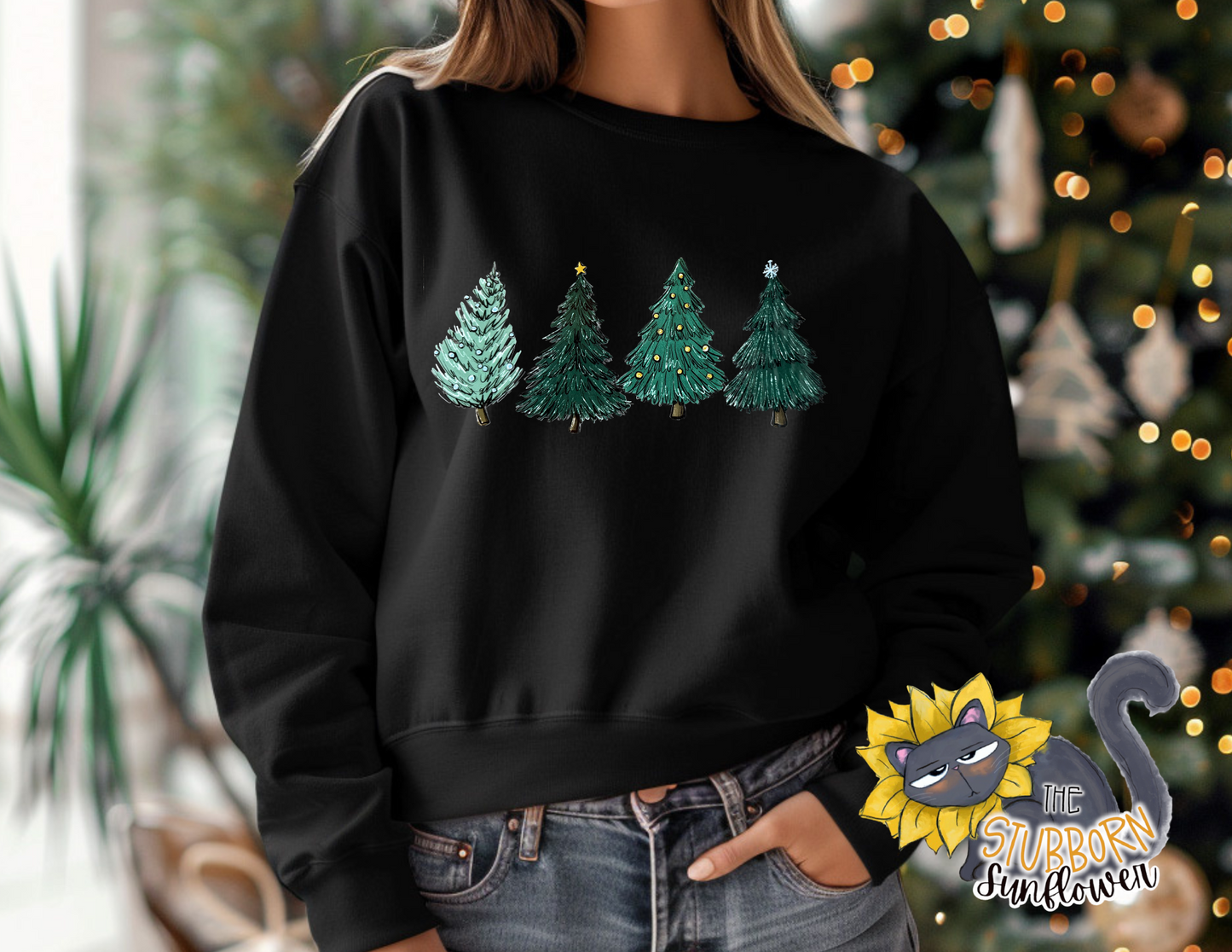 PREORDER Snowy Trees Crewneck