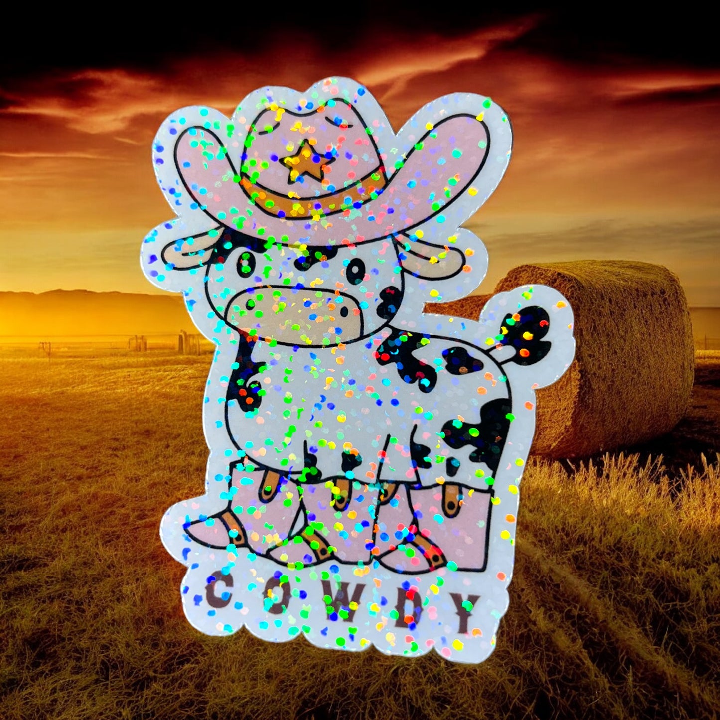 Cowdy Sticker