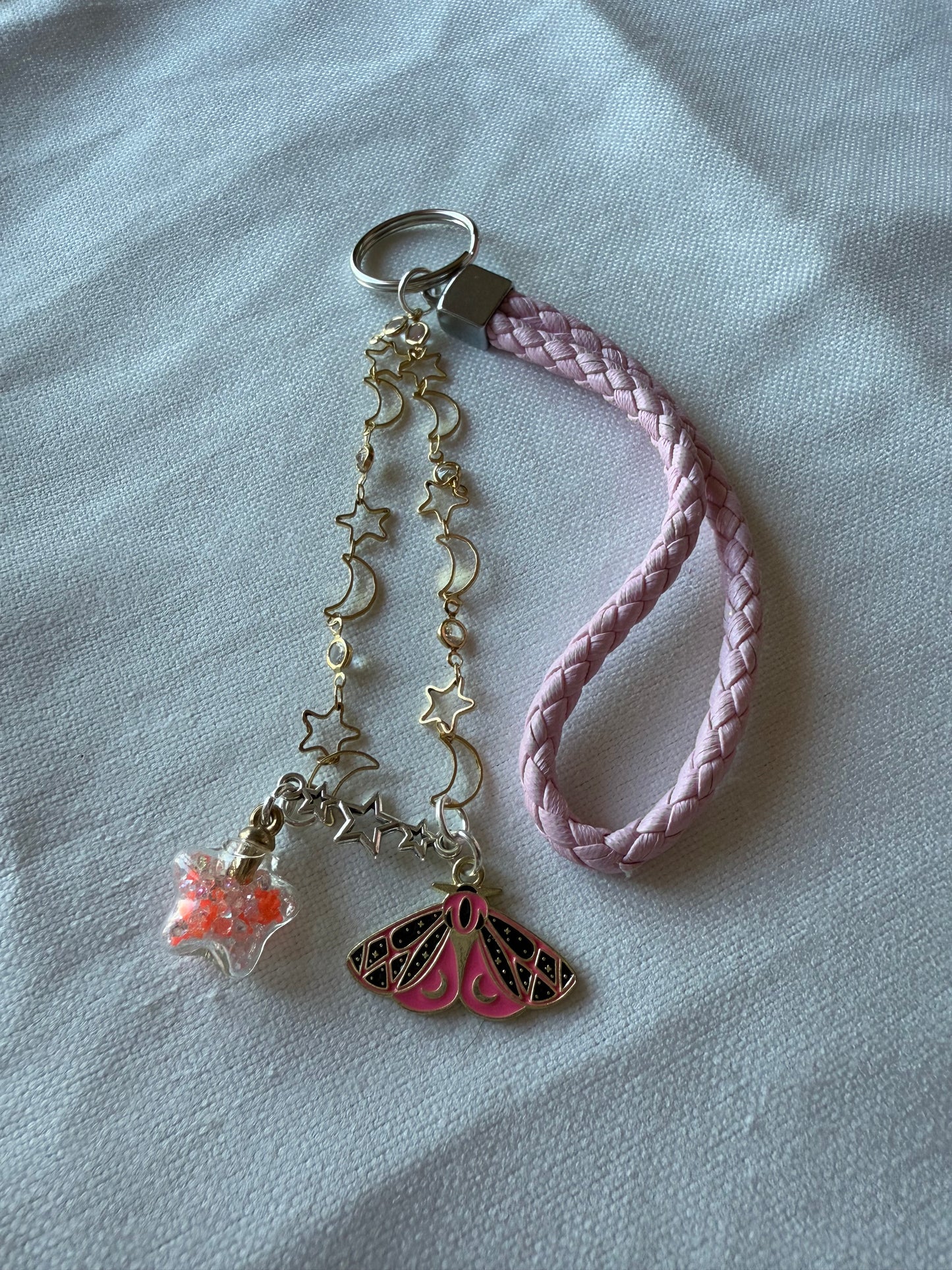 Whimsy Moth Keychains