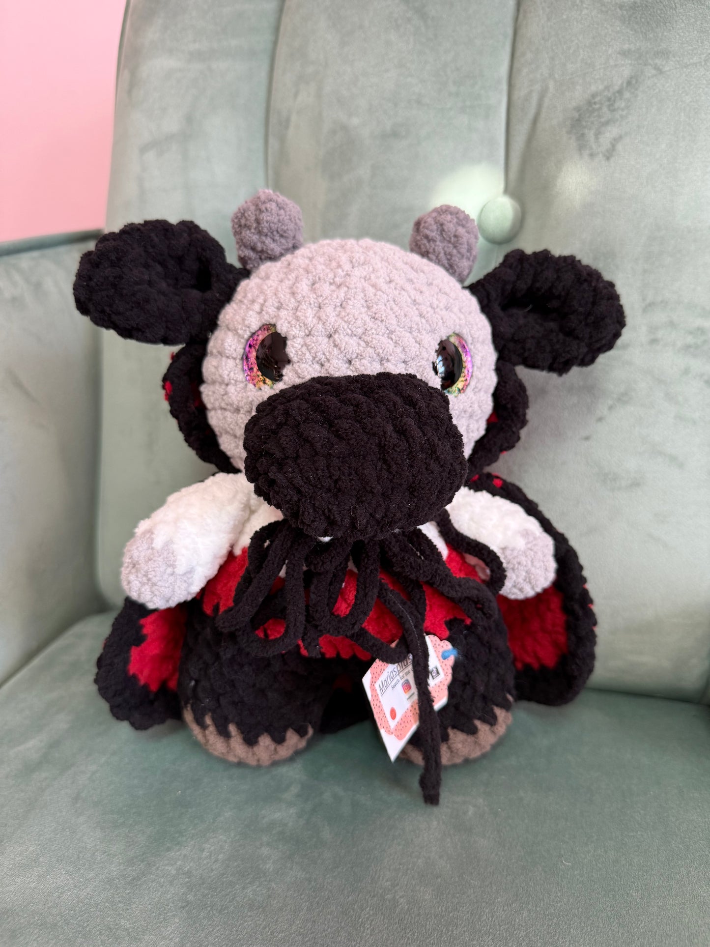 Cownt Vampire Crochet Plush